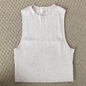 Wilfred Ivory Ribbed Muscle Tee